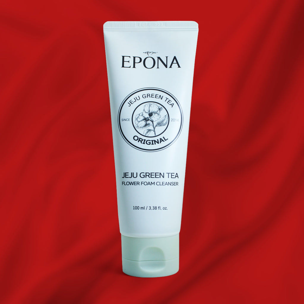EPONA- Jeju green tea flower foam cleanser