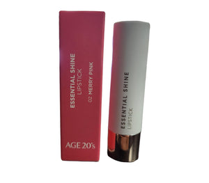 AGE 20'S - ESSENTIAL SHINE LIPSTICK (02-MERRY PINK)