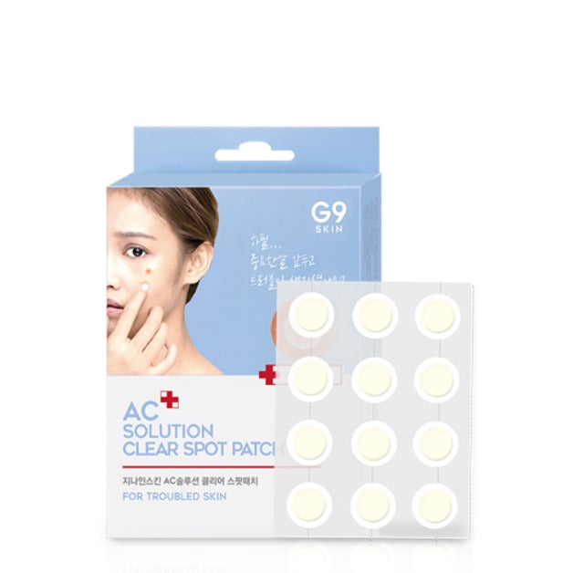 G9SKIN- AC+ Solution acne clear spot patch (12 spots-5sheets)