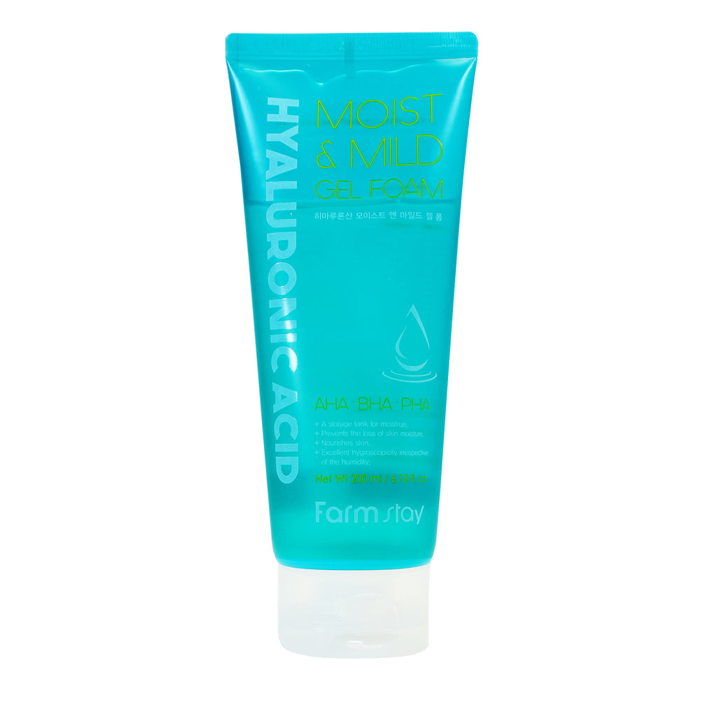 FARMSTAY- Hyaluronic acid moist and mild gel foam