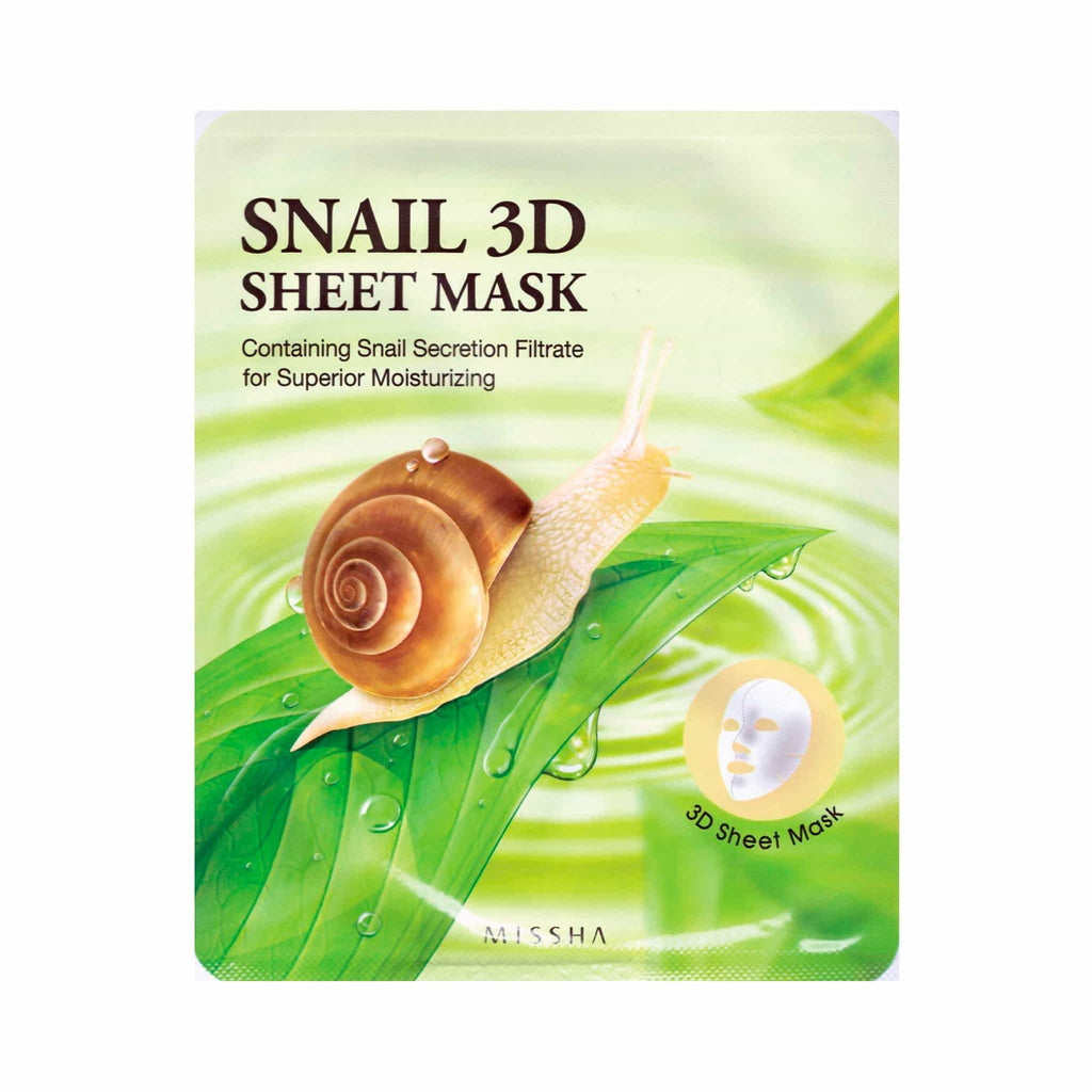HEALING SNAIL 3D SHEET MASK - MISSHA