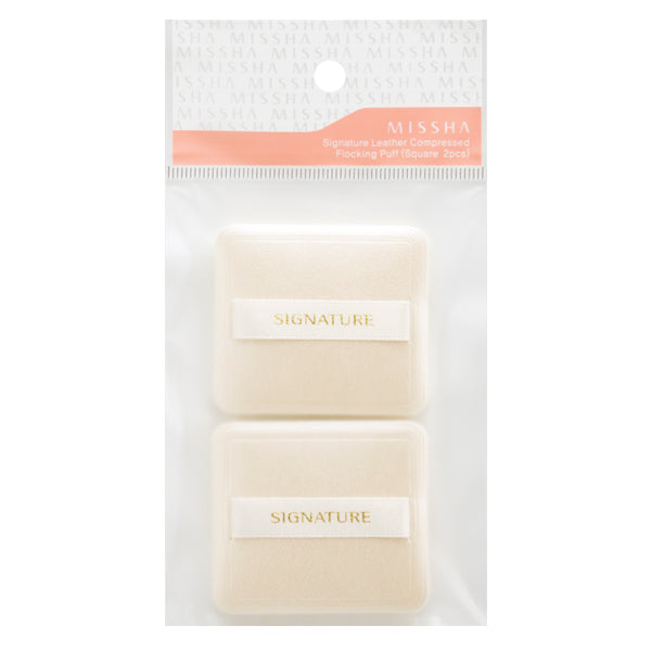 MISSHA SIGNATURE LEATHER COMPRESSED FLOCKING PUFF - 10STEPSKIN