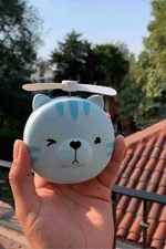 ventilador de mano con luz y espejo - MÓA MOA